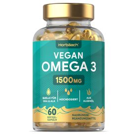 Horbaach Omega 3 Vegan 1500 mg uit Algenolie