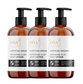 oxy8 Natural Cosmetics REPAIRING SILKY BODY LOTION - 3 Units