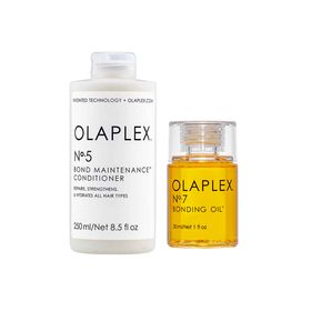 Olaplex No.5 Bond Maintenance Après-shampooing & Olaplex No.7 Bonding Oil Set