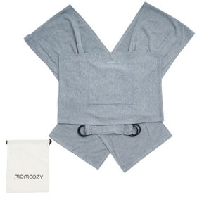 Porte-bébé écharpe gris Momcozy