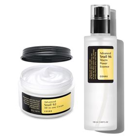 COSRX Advanced Snail Set 92 All-in-One Cream en 96 Mucin Power Essence