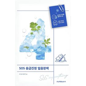 NUMBUZIN No.4 Icy Soothing Sheet Mask – verkoelend & kalmerend