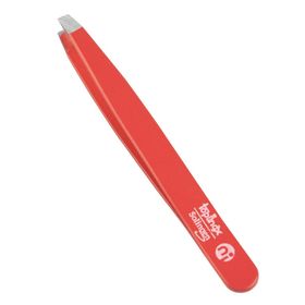 Niegeloh Solingen Pincet, recht, roestvrij staal, TopInox, rood