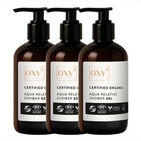 oxy8 Natural Cosmetics AQUA RELATIVE SHOWER GEL 3 Units