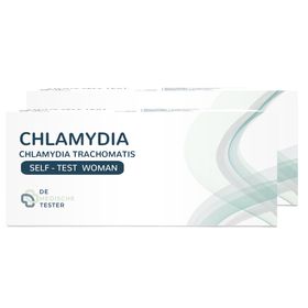 The Tester - Chlamydia Zelftest voor Vrouwen – Chlamydia Sneltest 2-pack – Geslachtsziekten