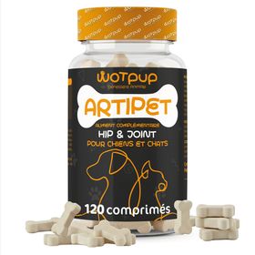 LA.GA© Artipet Gewrichtssupplement Hond/Kat, Glucosamine & MSM, Gemaakt in Italië.