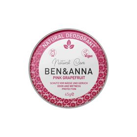 BEN & ANNA - Crème déodorante - Pamplemousse rose