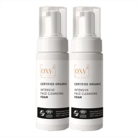 oxy8 Natural Cosmetics INTENSIVE FACE CLEANSING FOAM – Mousse nettoyante  Set économique de 2 pièces