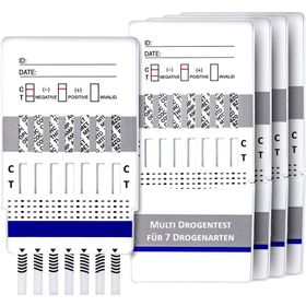 One+Step drugstest voor 7 soorten drugs - (COC/THC/OPI/AMP/MTD/BZO/MET)