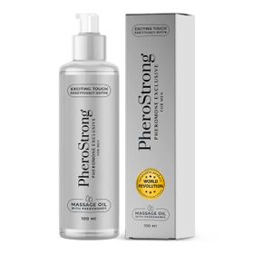 PheroStrong - Massageolie - pittig-houtachtige olie met feromonen