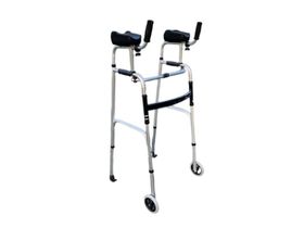 Ausilium Opvouwbare onderarm rollator van aluminium met uitneembare armsteunen