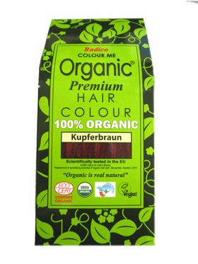 Radico Color Me Coloration Capillaire Bio à Base de Plantes Brun Cuivré 100 g