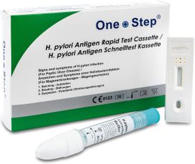 One+Step Helicobacter Pylori Maagbacterie Test (Ontlasting) Sneltestcassette - Zelftest voor thuis