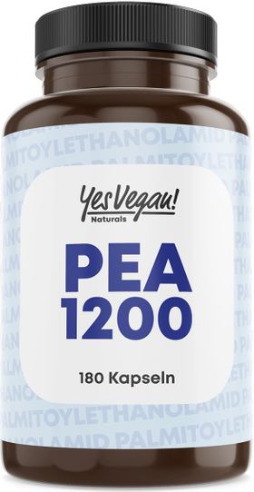PEA Palmitoylethanolamide (180 capsules) hooggedoseerd - 600 mg per capsule 1200 mg dagdosering