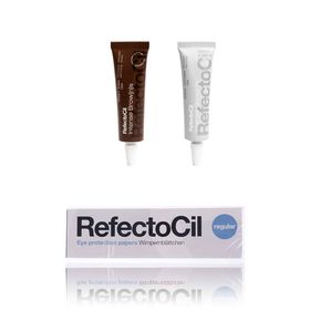 RefectoCil Intense Brow[n]s Base Gel Brun Chocolat & Activator Gel & Plaquettes pour cils Set