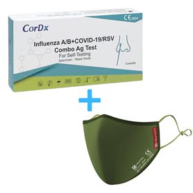 CorDx RSV+Influenza A/B+Covid-19 Combo Ag Test (10 stuks)