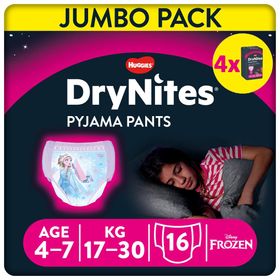 DryNites Culottes de Nuit pour Filles 4-7 ans
