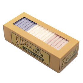 La Savonnerie de Nyons - Marseillezeep - 3 st. Zeepset lavendel, melk, meiroosjes
