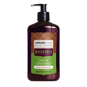 Arganicare - Après-shampooing sans rinçage Macadamia pour cheveux secs et abîmés