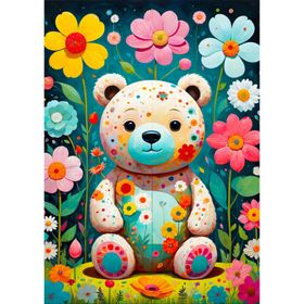 enjoy puzzle ours fleur 1000 pièces