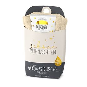 LaVida - Coffret cadeau douche bien-être - Joyeux Noël (cristal)