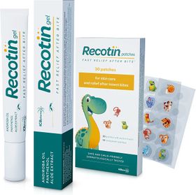 Novokill Recotin Insectenbehandelset met 30 muggenpleisters en Afterbite Gel