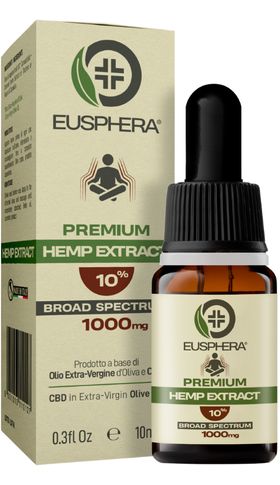 CBD olie 30% - CBD Tegen angst en stress HEMP EXTRACT - Eusphera