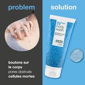 Australian Bodycare Gel douche à l’acide salicylique pour pores obstrués