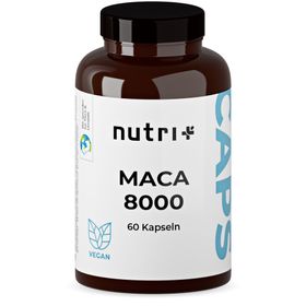 nutri+ Maca capsules noir rouge jaune