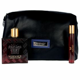 Versace Eros Flame Geschenkset  edp +  edp + Toilettasje