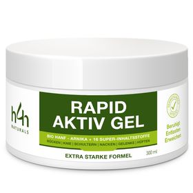 H4H Naturals® Hennep Rapid Active CBD Pijnverlichting Gel voor Knie, Gewricht, Nek & Spieren