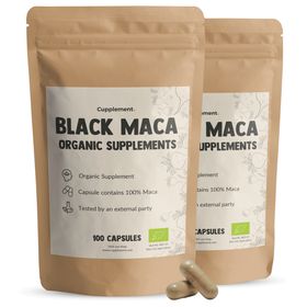 Cupplement® - Zwarte Maca Capsules 500 mg Biologisch - Combipack