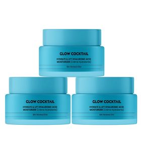 Glow Cocktail Trio de soins hydratants à l'acide hyaluronique Hydrate & Lift