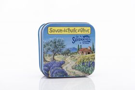 La Savonnerie de Nyons - Metalen doosje met zeep "Provence"