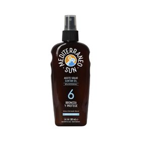 Mediterraneo Sun - Huile Solaire Bronzage Foncé Coconut SPF6