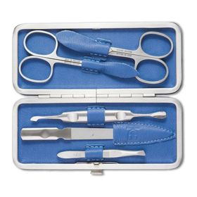 DREITURM Solingen  5-delige manicureset – Made in Solingen – Model Cobalt