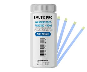 BMUT Bandelettes de test de peroxyde d'hydrogène 0-100 ppm H2O2