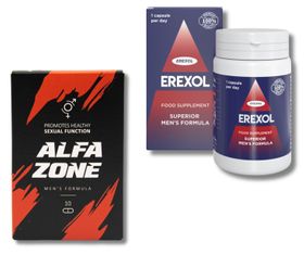Erexol en Alfa Zone | Voedingssupplement