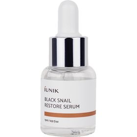 iUNIK Black Snail Restore Face Serum – sérum anti-âge régénérant à base de sécrétion d'escargot