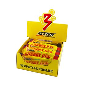 3Action Energy Gel Strawberry - doos 25x34g