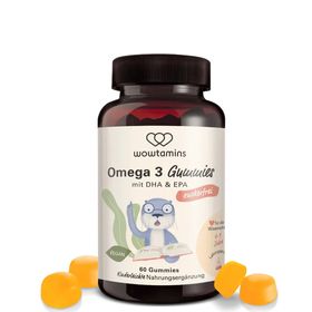 WOWTAMINS Gummies Oméga 3 pour Enfants