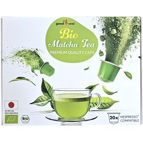 Good wei Capsules Matcha Cérémoniales Bio pour Nespresso