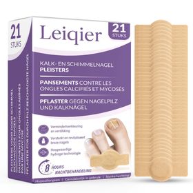 Leiqier Kalknagel Pleisters – Voor nagelverzorging bij verkleurde/verdikte nagels