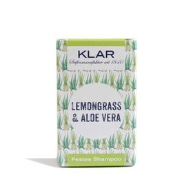 Klar Seifen - Klar's vaste shampoo citroengras & aloë vera (voor vet haar)