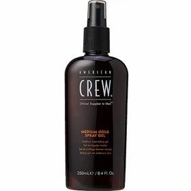 American Crew Medium Hold Spray Gel – tenue souple et protection UV