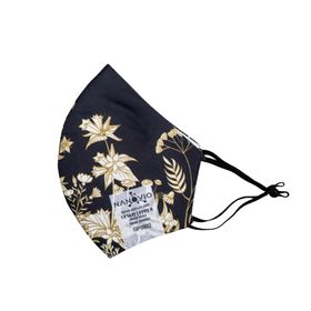 Nanovio FFP2 Maske herbruikbaar - Zwarte Bloem