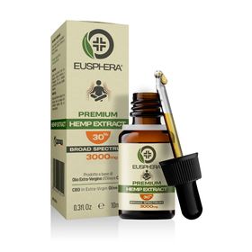 CBD olie 30% - CBD Tegen angst en stress HEMP EXTRACT - Eusphera