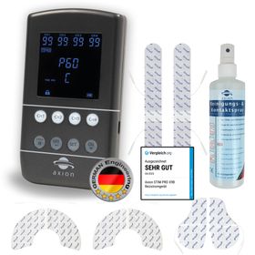 axion® STIM-PRO X9B TENS EMS Appareil avec 4 canaux