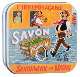 La Savonnerie de Nyons - Metalen doosje met zeep "Merchant"