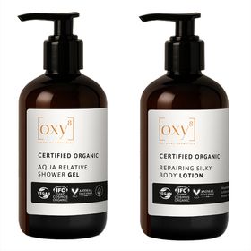 oxy8 Natural Cosmetics - Body Care Set  -  SHOWER GEL &  BODY LOTION